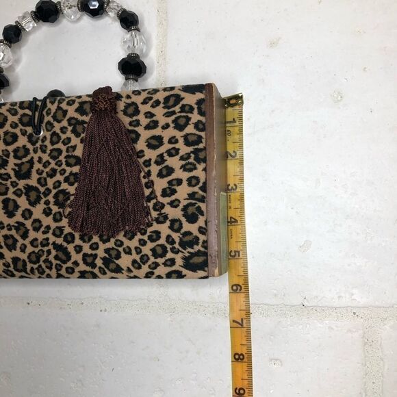 La Montana Cuban cheetah print cigar Box Purse - Picture 10 of 13